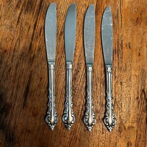 Rogers Stainless Korea Ornate Set of 4 Knives